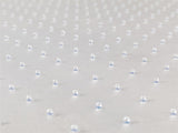 PVC Rectangle Floor Protection Mat Chair Mat with Nail Transparent 24469155
