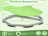 Green children's sensory rotating chair 360 &deg rotation, 220 pound capacity, planetary design, 37855844