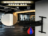 Adjustable Wall Mounted Speed Bag Platform Punching Bag Training Kit for Boxing Fitness Gym 60765556