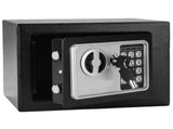 Mini Wall-in Style Electronic Code Metal Steel Box Safe Case 17EF Black 61958008