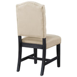 TREXM Retro Style Dining Chair Set with 4 Upholstered Chairs for Dining Room and Living Room WF298830AAP