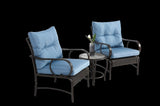3 Pieces Patio Set Outdoor Wicker Furniture Sets Modern Rattan Chair Conversation Sets with Coffee W640P256776