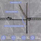 150" Adjustable Safety 6 Panels Play Yard Metal Doorways Fireplace Fence Christmas Tree Fence 98466678