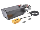 DC 12V Electric Hydraulic Pump Unit Metal Reservoir Double Acting 10 Quart 16003671