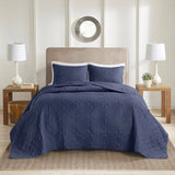 3 Piece Reversible Bedspread Set B035P148229