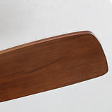 52 Inch Indoor Ceiling Fan With Lights 3 Solid Wood Fan Blade Noiseless Reversible Motor Remote KBS-52144