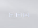 40*30inch LED Bathroom Beveled Mirror,3000-6000K Gradient Front and Backlit LED Mirror for W2091P214096