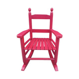 ZNTS Children's rocking rose red chair- Indoor or Outdoor -Suitable for kids-Durable 01417255