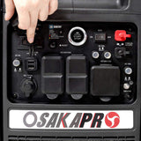 Super quiet Inverter Generator 5.5KW portable generator electric&remote start, foldable handle with W465P236920