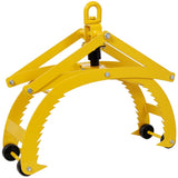 Automatic Grip and Release Log Tongs, 360&deg Swivel Lifting Tongs with 4 Claws 21" Open, 3300 LBS W465P271465