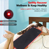 Infrared Therapy Pad Full Body Mat LED Device Back Muscle Pain Relief Beauty US 08693796