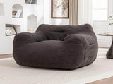 Bean Bag Chair, Bean Bag Sofa Chair with Armrests Stuffed High-Density Foam, Lazy Sofa Comfy Chairs W2200P454021