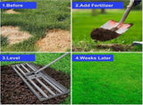 Garden backyard farmland golf course compost sand leveling with 79.5 long handle heavy duty tool 19956114