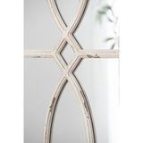 16" x 23" Rectangular Wooden Wall Mirrors with Distressed White Frame, Vertical or Horizontal, Home W2078124317