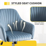 Accent chair Modern home office leisure chair with adjustable velvet height and adjustable W1521108560