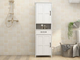 Double Door Narrow Height Slim Floor Standing Cabinet 72104839