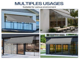 118.1"D x 47.2"W x"H Retractable Awning Grey 70526258