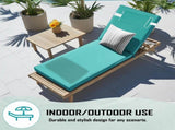 Outdoor Chaise Lounge Cushion, 80 in. x 26 in. x 3 in. Waterproof Fade-Resistant Patio Chair Pad for 64981840