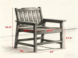 2 pcs Patio Chair 03486286