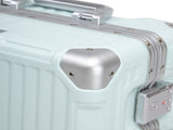 20 Inch Carry On Luggage, Aluminum Frame ABS Hard Shell Suitcase with USB Charging Port, Foldable W2787P536983