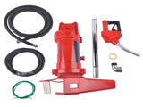 Red Nozzle Large Bore 12V 15 GPM 13A Fuel Transfer Pump with Discharge Hose 70741411