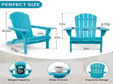 Wood Patio Chair for Garden Outdoor Wooden Folding Embossed Adirondack Chair Solid Wood W1390P462315