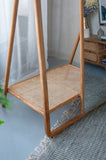 38 x23 x71.5" Clothes Hanger With Mirror,Large W2078P195970