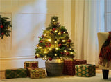 Set of 2 2FT Pre-lit Outdoor Pathway Christmas Trees with Stakes, Red Berries and 27630862