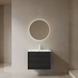 BRON 24" Bathroom Vanity Sink, Modern Wall-Mounted Floating Plywood Bathroom Storage Cabinet W2615P248199