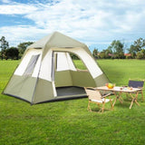 6 Person Tent Setup in 60 Seconds with Rainfly & Windproof Tent with Carry Bag for Family 82158529