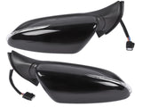 Left & Right Side Black Power Heated Mirror with Signal Light Fit for Kia Forte LX Sedan 4-Door 1.8L 84154169