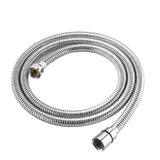 Drill-Free Stainless Steel Slide Bar Combo Rain Showerhead 7-Setting Hand, Dual Shower Head Spa W121947651