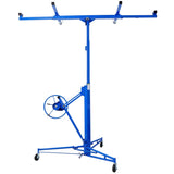 ZNTS Drywall Panel hoist Drywall Lift Rolling Panel Hoist Jack Lifter 16ft blue color 69246094