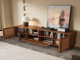 78-Inch Modern TV Stand for TVs up to 85", Entertainment Center with Cable Management, Soft-Closing N710P510679P