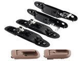Door Handle Set fit for Toyota Sienna 1998-2003 69210-08010-C0 80850 Black Brown 43658013
