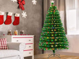 7.5FT Fiber Optic Christmas Tree with 260 LED Lamps & 260 Branches 19502533