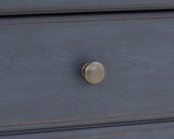 3-Drawer Nightstand, No Assembly Required, Corduroy Blue Finish B108P193084