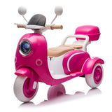 12V Two-seater Kids Ride On Electric Motorcycle,Three Wheels Kids toy with Slow Start,Multi-function W1578P208327