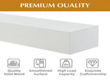 60'' Paulownia Fireplace Mantel Solid Wood Wall-Mounted & Floating Shelf for Home Decor W2640P454232
