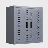 Metal garage cabinet with door, wall-mounted storage cabinet, floating tool cabinet for basements, 00468114