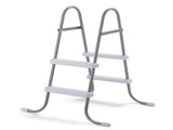 2 Steps 33in Pool Ladder Iron Grey Frame White Steps 08470483