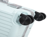 20 Inch Carry On Luggage, Aluminum Frame ABS Hard Shell Suitcase with USB Charging Port, Foldable W2787P536983