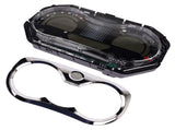 LCD Speedometer Gauge Cluster with Chrome Bezel Fits for Sea-Doo GTI Rental SE 10592602