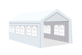 10'x20' Heavy Duty Carport Gazebo, Canopy Garage, Car Shelter with windows W465132836