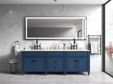 118 x6 Inch LED Bathroom Mirror with Aluminum Frame, Wall Mounted Vanity Mirror, Anti-Fog, Memory, W2287P311607