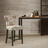 ZNTS Tufted Back Counter Stool B03549036