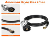 3000W 2 in 1 Portable Propane Heater & Stove - 360&deg Far-Infrared Heating with Stepless Flame 77931474