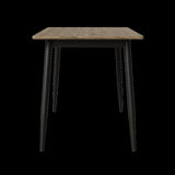Modern minimalist wood grain tabletop dining table, stylish dining table, kitchen dining table, W1727P229031