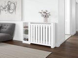Risk Radiator Cover with Storage, Space,Saving Design,White. B128P343768