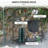 Garden Work BenchOpen Shelf Storage 00647043